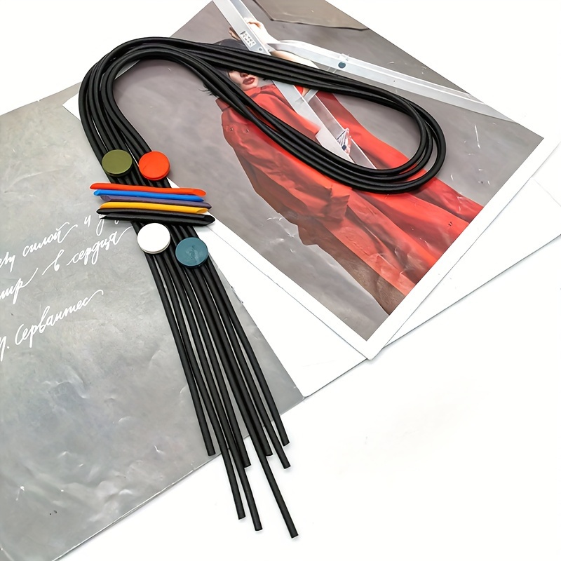 Boho Tassel Statement Necklace Tribal Style Accessory Women
